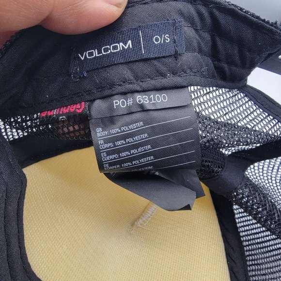 Volcom Ocean Drift Adults White Teal Hat Cap Adjustable Breathable Comfort - Picture 8 of 9